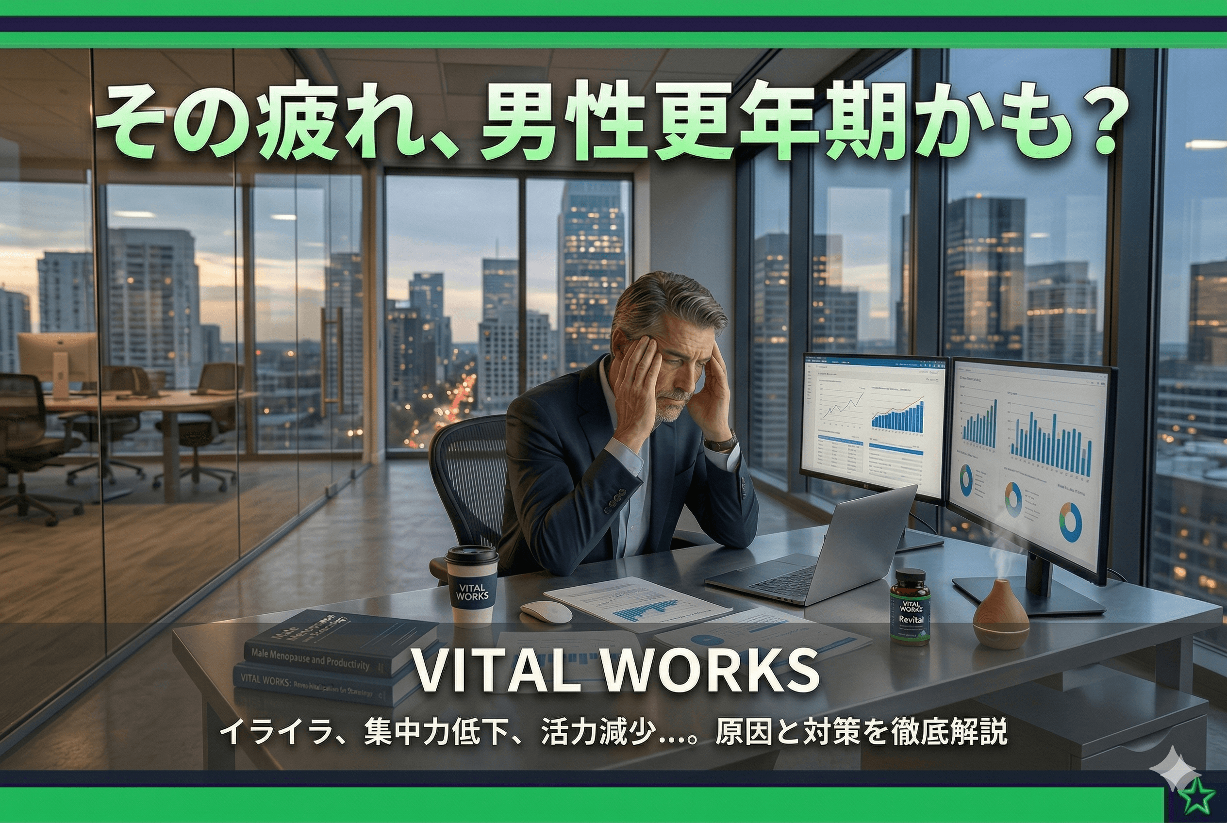 40代からの不調は男性更年期？LOH症候群の症状・原因・治療法から夫婦・仕事の悩みまで徹底解説