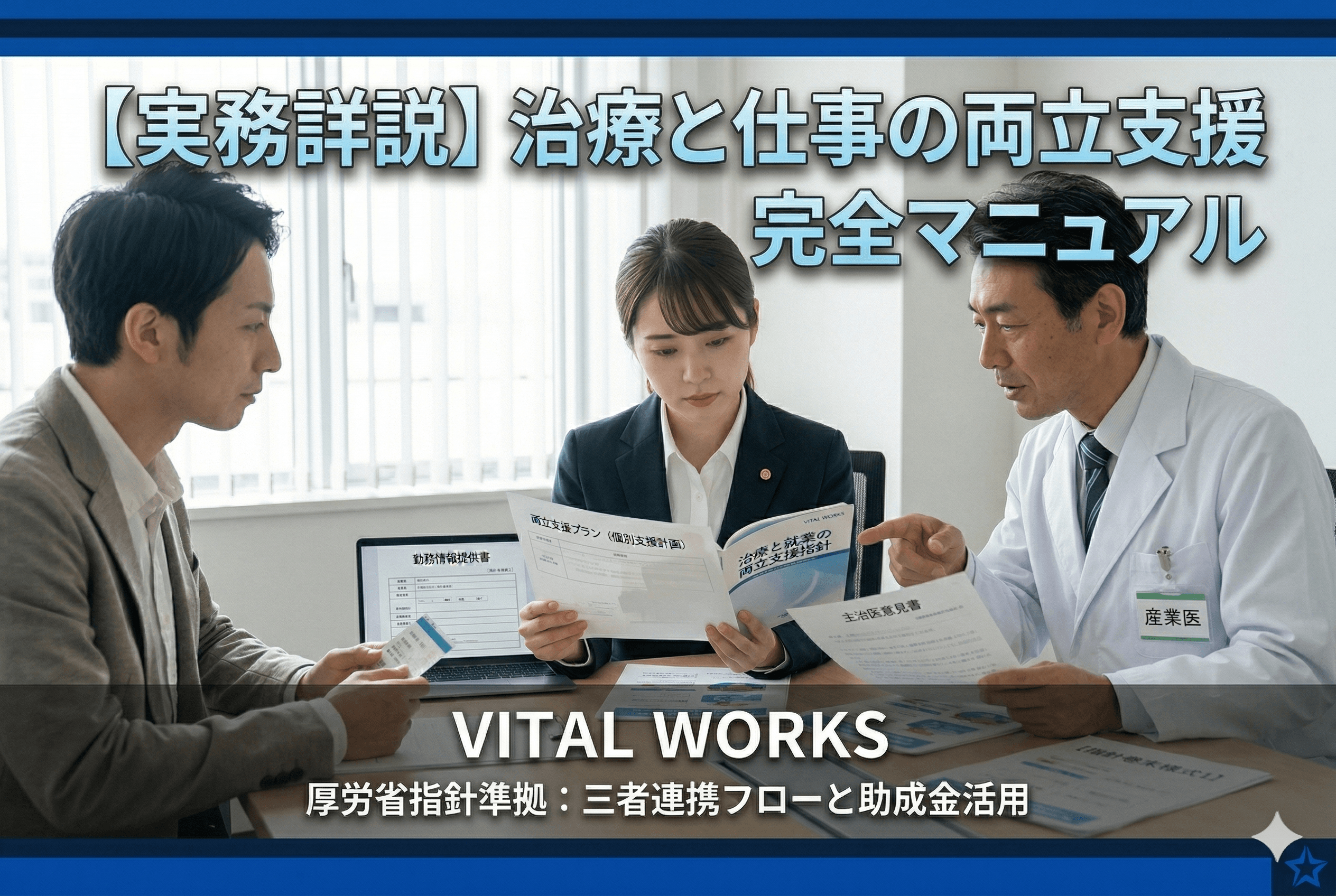 【実務詳説】仕事と治療の両立支援マニュアル：厚生労働省「治療と就業の両立支援指針」に基づく具体的対応ステップ
